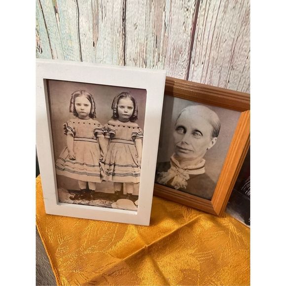 Creepy Photo Collection Bundle of 4 Framed Photos 💀🧌 - Picture 3 of 11